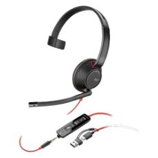Εικόνα της Headset Poly Blackwire 5210 Monaural UC Certified USB-C 8X230AA