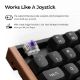 Εικόνα της Πληκτρολόγιο Keychron K8 HE 80% Wireless RGB Hot-Swappable Magnetic Nebula Switches (US) Special Edition Black K8H-F1