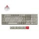 Εικόνα της Πληκτρολόγιο Keychron C2 Pro 8K QMK Full Hot-Swappable RGB Super Red Switches (US) Retro C2PX-M1