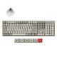Εικόνα της Πληκτρολόγιο Keychron C2 Pro 8K QMK Full Hot-Swappable RGB Super Brown Switches (US) Retro C2PX-M3