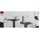 Εικόνα της Eureka Ergonomic Γραφείο 120 x 60 x 75-122 cm με Μεταλλικά Πόδια & Ρυθμιζόμενο Ύψος ERK-EHD-4801-B-V1
