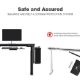 Εικόνα της Eureka Ergonomic Γραφείο 120 x 60 x 75-122 cm με Μεταλλικά Πόδια & Ρυθμιζόμενο Ύψος ERK-EHD-4801-B-V1