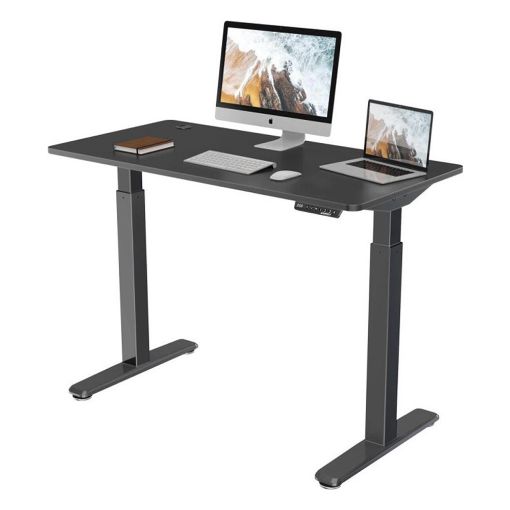 Εικόνα της Eureka Ergonomic Γραφείο 120 x 60 x 75-122 cm με Μεταλλικά Πόδια & Ρυθμιζόμενο Ύψος ERK-EHD-4801-B-V1
