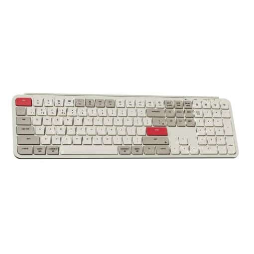 Εικόνα της Πληκτρολόγιο Keychron B6 Pro ZMK Full Ultraslim Wireless (US) Retro Red B6P-K13
