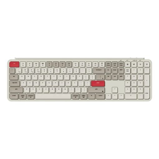 Εικόνα της Πληκτρολόγιο Keychron B6 Pro ZMK Full Ultraslim Wireless (US) Retro Red B6P-K13