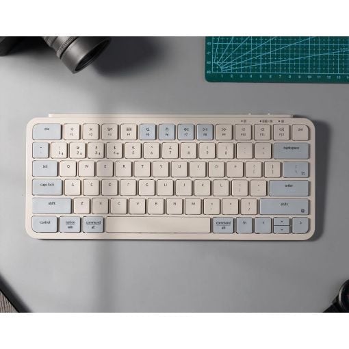 Εικόνα της Πληκτρολόγιο Keychron B1 Pro ZMK 75% Ultraslim Wireless (US) Retro Blue B1P-K11