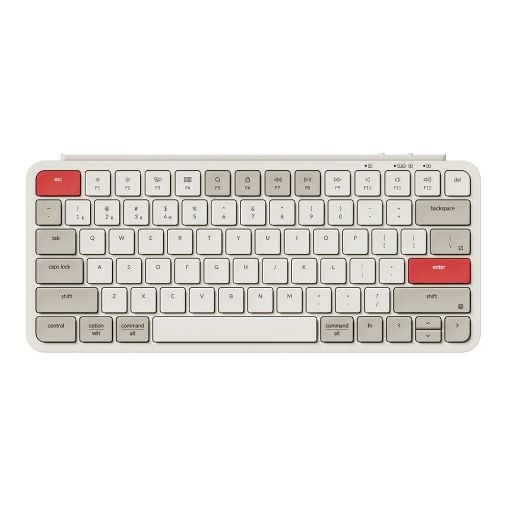 Εικόνα της Πληκτρολόγιο Keychron B1 Pro ZMK 75% Ultraslim Wireless (US) Retro Red B1P-K13