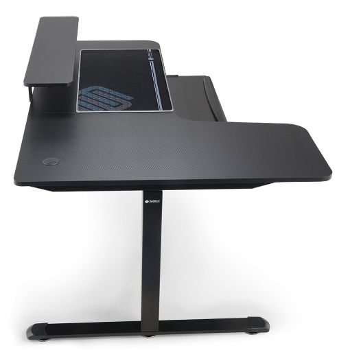 Εικόνα της Gaming Desk Eureka Ergonomic L60L 60" Carbon Coating Black ERK-L60L-B-PRO-V1-EU