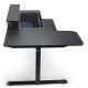 Εικόνα της Gaming Desk Eureka Ergonomic L60L 60" Carbon Coating Black ERK-L60L-B-PRO-V1-EU