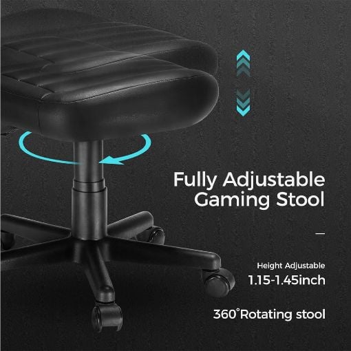 Εικόνα της Office Stool Eureka Ergonomic Black AR21-B