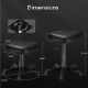 Εικόνα της Office Stool Eureka Ergonomic Black AR21-B