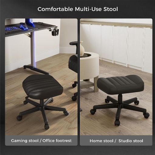 Εικόνα της Office Stool Eureka Ergonomic Black AR21-B