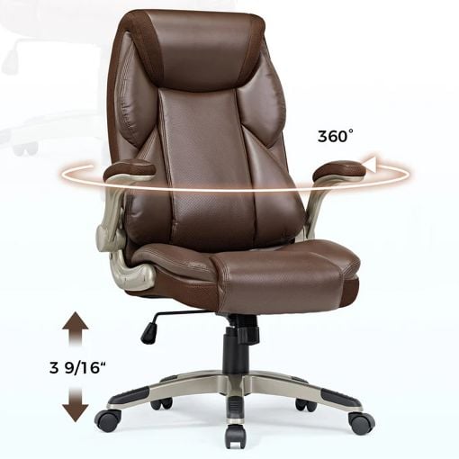 Εικόνα της Καρέκλα Γραφείου Eureka Ergonomic Galene Brown ERK-OC11-BR