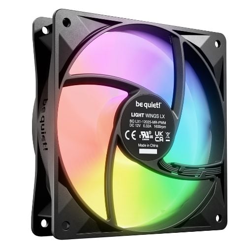 Εικόνα της Case Fan Be Quiet! Light Wings LX 120mm ARGB PWM Black BL120