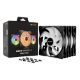 Εικόνα της Case Fan Be Quiet! Light Wings LX 140mm ARGB PWM (3-Pack) Black BL127