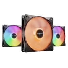 Εικόνα της Case Fan Be Quiet! Light Wings LX 140mm ARGB PWM (3-Pack) Black BL127