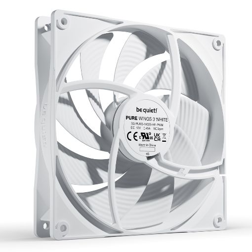 Εικόνα της Case Fan Be Quiet! Pure Wings 3 140mm PWM High-Speed White BL113