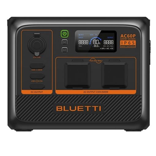 Εικόνα της Portable Power Station Bluetti Premium AC60P Expandable (504Wh) P-AC60P-EU-GY-BL-010