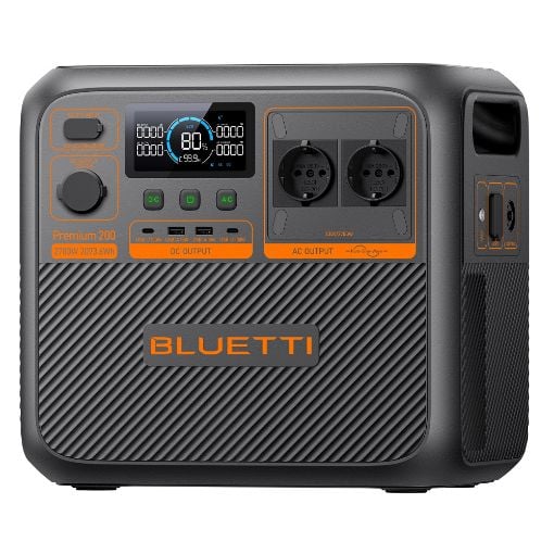 Εικόνα της Power Station Bluetti Premium 200 V2 (2073Wh) P-PR200V2-EU-GY-BL