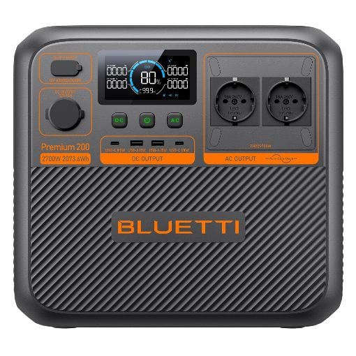 Εικόνα της Power Station Bluetti Premium 200 V2 (2073Wh) P-PR200V2-EU-GY-BL
