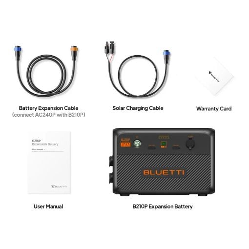 Εικόνα της Expansion Battery Bluetti Premium B210P LiFePO4 IP65 2.150Wh P-B210P-UN-GY-BL