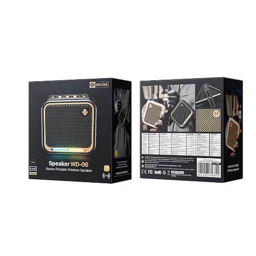 Εικόνα της Ηχείο WK WD-06 RGB Bluetooth Black