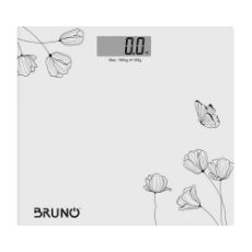 Εικόνα της Ψηφιακή Ζυγαριά Μπάνιου Bruno 180kg White BRN-0055