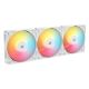 Εικόνα της Case Fan Corsair RS120-R 120mm ARGB PWM Reverse (3-Pack) White CO-9050197-WW