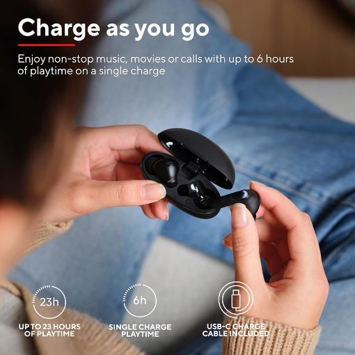 Εικόνα της True Wireless Earbuds Trust Yavi ENC Black 25296