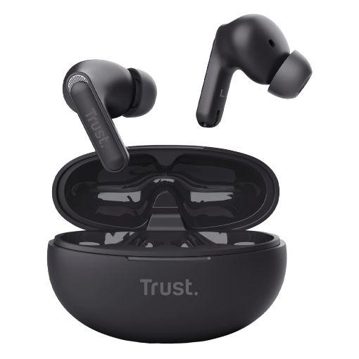 Εικόνα της True Wireless Earbuds Trust Yavi ENC Black 25296