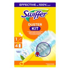 Εικόνα της Σετ Καθαρισμού Swiffer Duster Kit Clean & Fresh με 1 Λαβή + 4 Ανταλλακτικά Φτερά