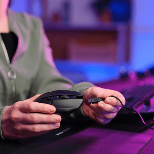 Εικόνα της Ποντίκι Trust GXT 112 Wireless Illuminated Black + Mousepad 25070