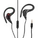 Εικόνα της Earphones Lamtech Sport with Mic Black LAM020212