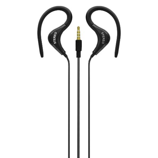Εικόνα της Earphones Lamtech Sport with Mic Black LAM020212