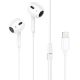 Εικόνα της Earphones Lamtech Lightning Wired with Mic White LAM111740