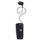 Εικόνα της Handsfree Lamtech Bluetooth Clip-On Black LAM000476