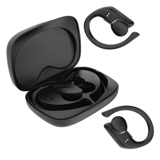Εικόνα της True Wireless Earphones Lamtech Sport Bluetooth Black LAM021820