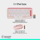 Εικόνα της Πληκτρολόγιο-Ποντίκι Logitech Pop Icon Combo Bluetooth Rose/Off White 920-013113