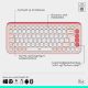 Εικόνα της Πληκτρολόγιο-Ποντίκι Logitech Pop Icon Combo Bluetooth Rose/Off White 920-013113
