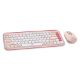 Εικόνα της Πληκτρολόγιο-Ποντίκι Logitech Pop Icon Combo Bluetooth Rose/Off White 920-013113