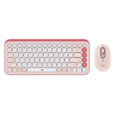 Εικόνα της Πληκτρολόγιο-Ποντίκι Logitech Pop Icon Combo Bluetooth Rose/Off White 920-013113