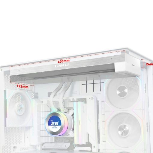 Εικόνα της Lian Li HydroShift II LCD-C 360 Fan-Less White G89.GHS2LCD36W.00