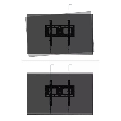 Εικόνα της Επιτοίχια Βάση Τηλεόρασης Neomounts Level 750 Heavy Duty 42-75" Black WL35-750BL14