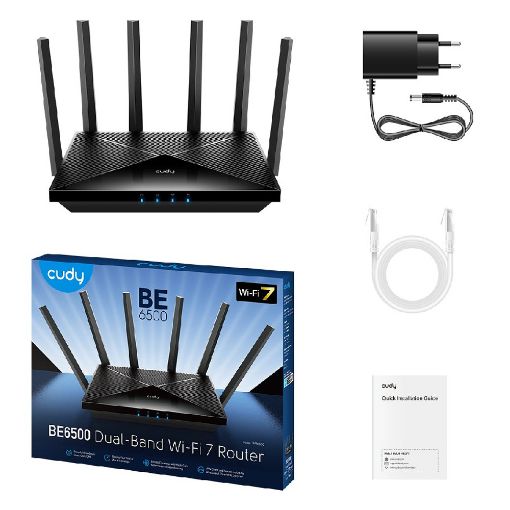 Εικόνα της Router Cudy WR6500 v1.0 Dual-Band Wi-Fi7 BE6500