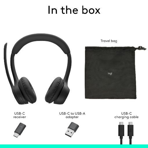 Εικόνα της Headset Logitech Zone 305 UC Wireless Black 981-001453