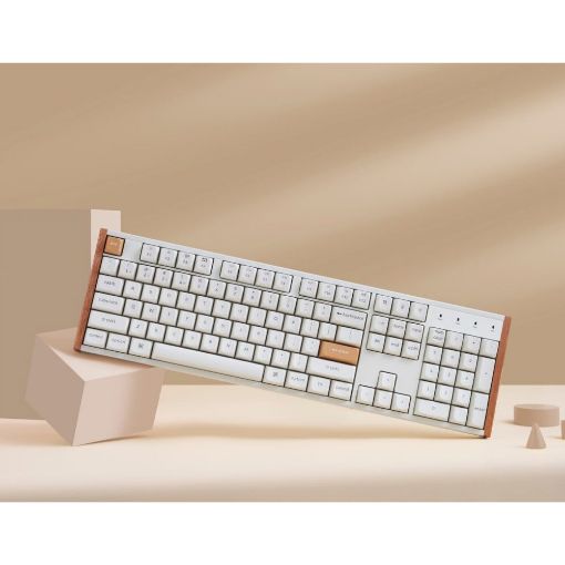 Εικόνα της Πληκτρολόγιο Keychron K10 HE Full Wireless RGB Hot-Swappable Magnetic Nebula Switches (US) Special Edition White K10H-Q1