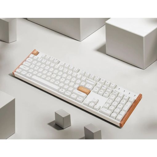 Εικόνα της Πληκτρολόγιο Keychron K10 HE Full Wireless RGB Hot-Swappable Magnetic Nebula Switches (US) Special Edition White K10H-Q1