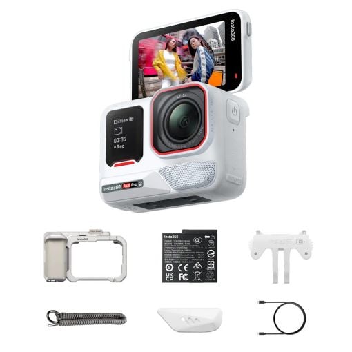 Εικόνα της Action Camera Insta360 Ace Pro 2 Dual AI Chip 8k Xplorer Bundle Arctic White