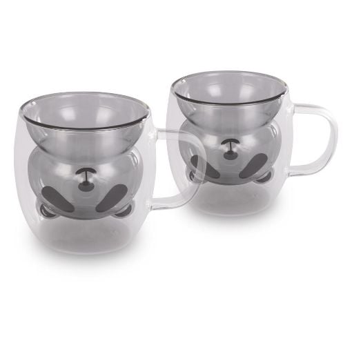 Εικόνα της Σετ Κούπες Lamart Vaso Γυάλινες 230ml Διάφανες/Μαύρες 2 τμχ LT9126