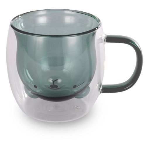Εικόνα της Σετ Κούπες Lamart Vaso Γυάλινες 250ml Διάφανες/Πράσινες 2 τμχ LT9127